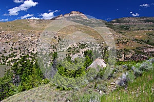 Rugged Mountain Scenery of Wyoming