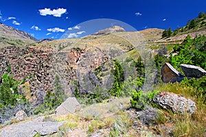 Rugged Mountain Scenery of Wyoming