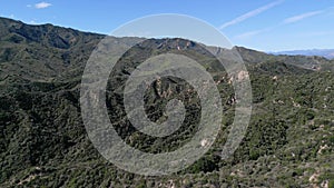 Rugged Mountains Aerial View in Southern California