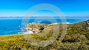 Rugged rocks and steep cliffs of the Cape of Good Hope