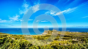 Rugged rocks and steep cliffs of the Cape of Good Hope