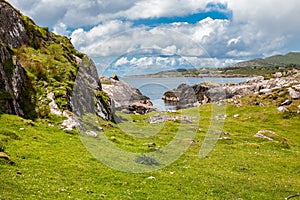 The Rugged Rocky Coast of the Wild Atlantic Way Kerry Ireland