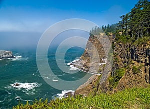 Rugged Rocky Coastline on the Oregon Coast