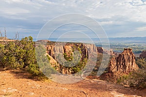 Scenic Colorado National Monument Landscape