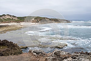 Rugged Seascape Mornington Peninsula, Australia.