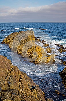 Rugged Seascape Off Cape Breton In Nova Scotia, Canada