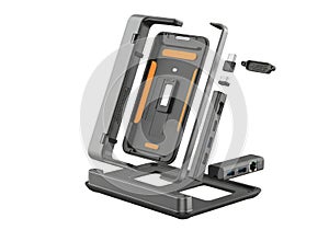 Rugged smartphone protection system