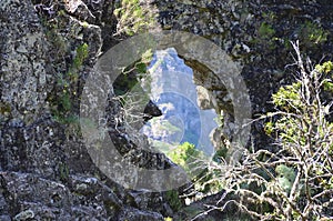 The rugged volcanic peaks of Madeira island, Portugal