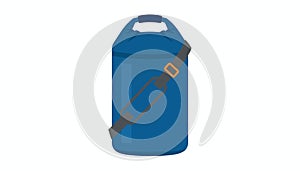 A rugged waterproof dry bag suitable for protecting gear during waterbased activities featuring an adjustable shoulder s