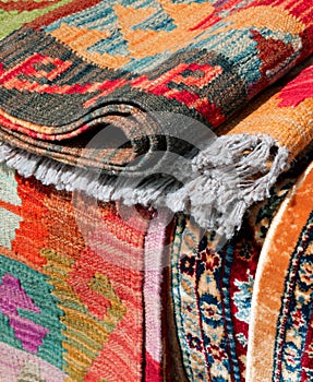 Rugs and Carpets in Kilim style