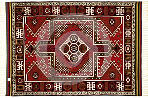 Rugs, carpets and pillows, handmade, reflecting local culture photo