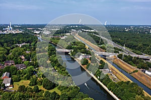 Ruhr Valley, Germany afforested area of the coal district