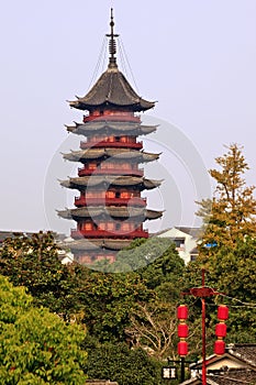 Ruigang Pagoda Suzhou China photo
