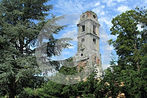 Ruin of abbey of Cambron in Brugelette