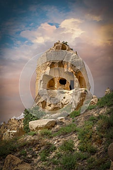 Ruin in the ancient city of Zelve