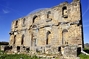 ruin in Aspendos