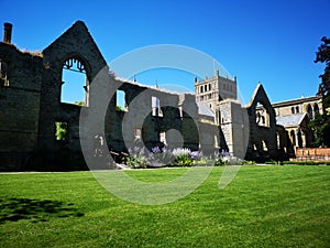 Ruin of Bishops Palace and Southwell Minster, Southwell, Nottinghamshire, Summer 2018