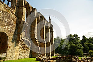 Ruin of Bolton Abbey in Yorkshire,UK.
