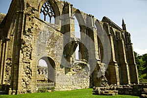 Ruin of Bolton Abbey, Yorkshire, UK.