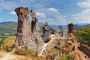 Ruin of castle Reviste