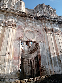 ruin church in bussana vecchia italy