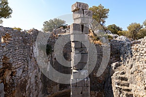 Ruin of cistern. Ancient city Patara
