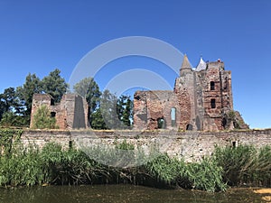 Ruin of a Dutch castle, Ruine van Brederode