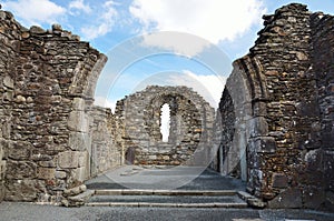 Ruin in Glendalough, Irland photo