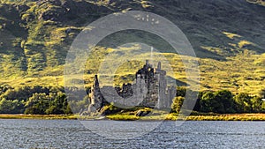 Ruin of Kilchurn Castle in Scotland