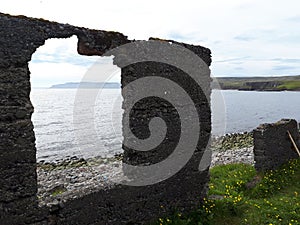 Ruin at Langanes on Iceland