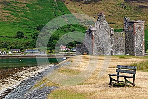 The ruin of Lochranza Castle - Isle of Arran