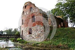 Ruin of Manstorpsgavlar near Ostra Grevie, Sweden photo