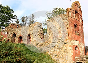 Ruin of Manstorpsgavlar in Sweden photo