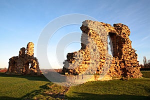 Ruin of medieval Sandal Castle