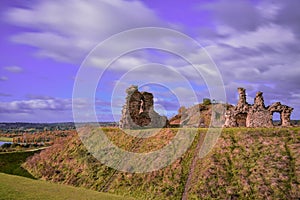 Ruin of medieval Sandal Castle