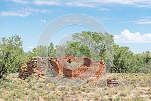 Ruin next to the road between Steynsburg and Hofmeyer