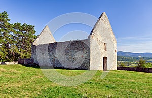 Ruin of old church in Haluzice - Slovakia