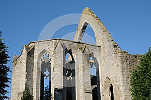 Ruin of an old and picturesque church in Visby