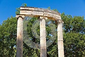 Ruin in Olympia - Sanctuary of ancient Greece