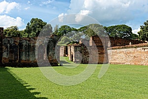 The ruin palace of King Narai the great of Ayutthaya Kingdom.