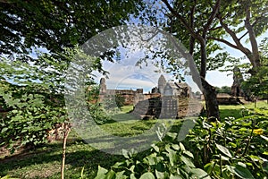 The ruin palace of King Narai the great of Ayutthaya Kingdom