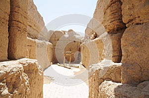 The ruin and relic of ancient Jiaohe photo