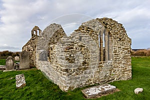 Ruin of Saint Dubhains Church on the Ring of Hook