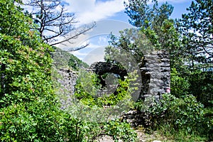 Ruin of Saint Hadrian Church, Labin, Croatia