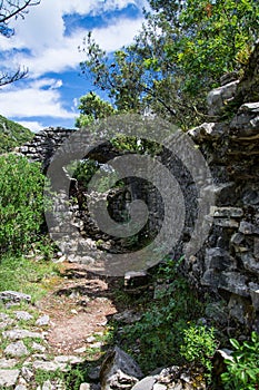 Ruin of Saint Hadrian Church, Labin, Croatia