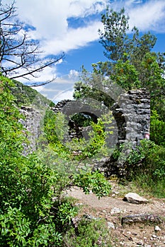 Ruin of Saint Hadrian Church, Labin, Croatia