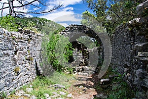 Ruin of Saint Hadrian Church, Labin, Croatia