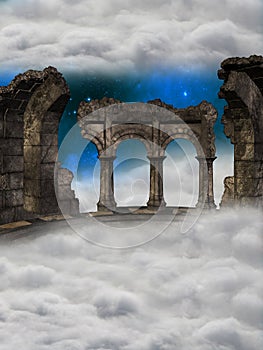 Ruin in the sky photo