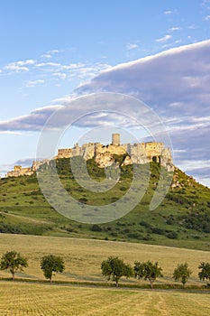 Ruin of Spis Castle in Slovakia