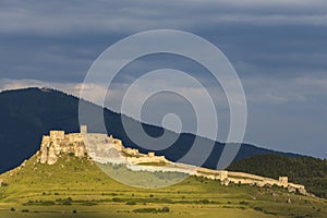 Ruin of Spissky Castle in Slovakia